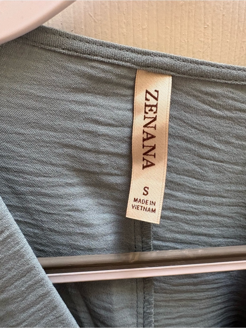 Zenana Outfitters Wide-Leg Jumpsuit in Dusty Teal Blue - Picture 3 of 7